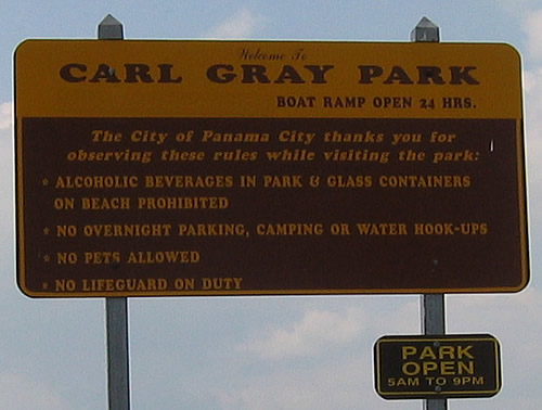 Florida Beaches Bay County Beaches Panama City Beaches Carl Gray Park