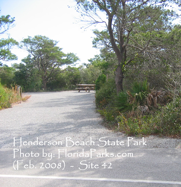 Henderson Beach State Park Campground Photo